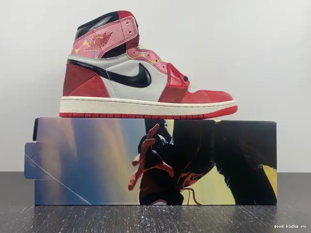 Rep the Across DV1748-601 Spider-Verse OG High 1 Spider-Man Jordan 0326